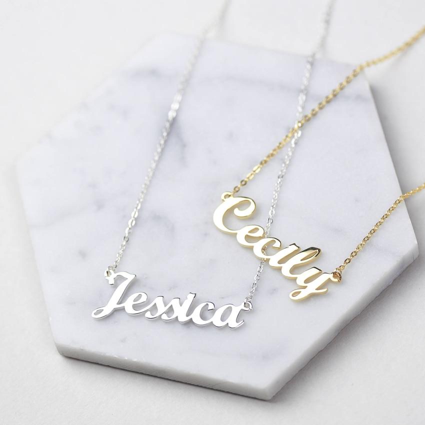 Personalized Simple Name Necklace - Happy Maker