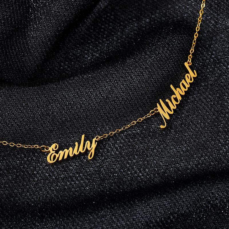 Personalized Multiple Name Necklace Pendant - Happy Maker