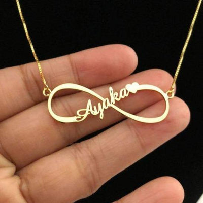 Personalized Infinity Single Name Necklace - Happy Maker