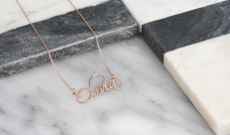 Personalized Cute Pendant Name Necklace