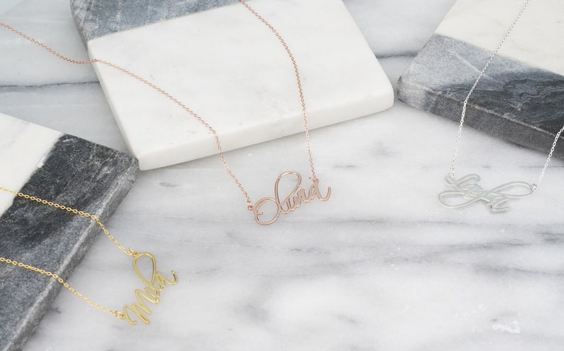 Personalized Cute Pendant Name Necklace