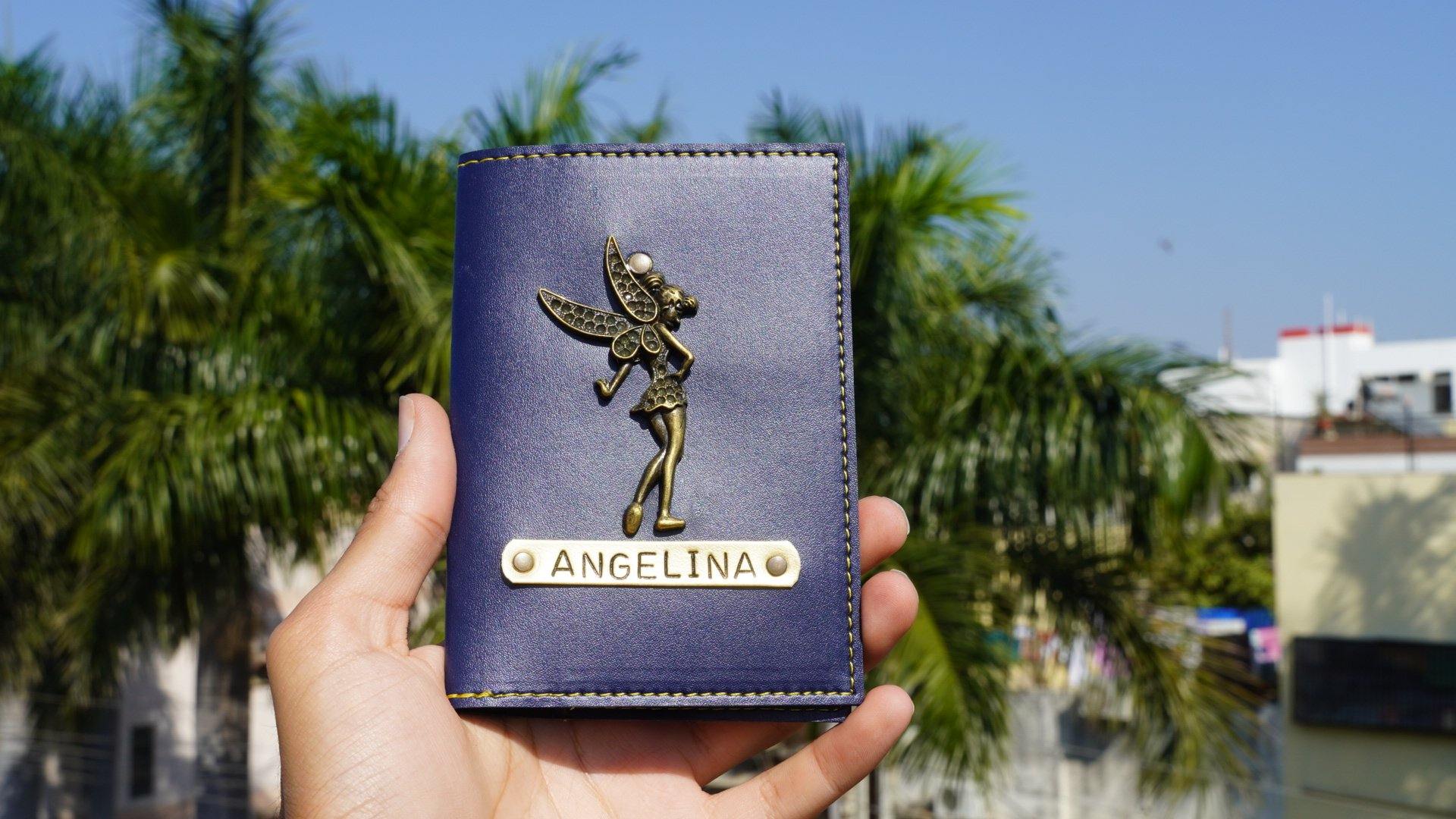 Personalized Name Leather Passport Covers - Happy Maker