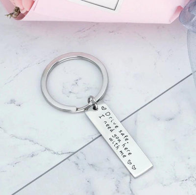 Personalized Engraved Bar Keychain - Happy Maker