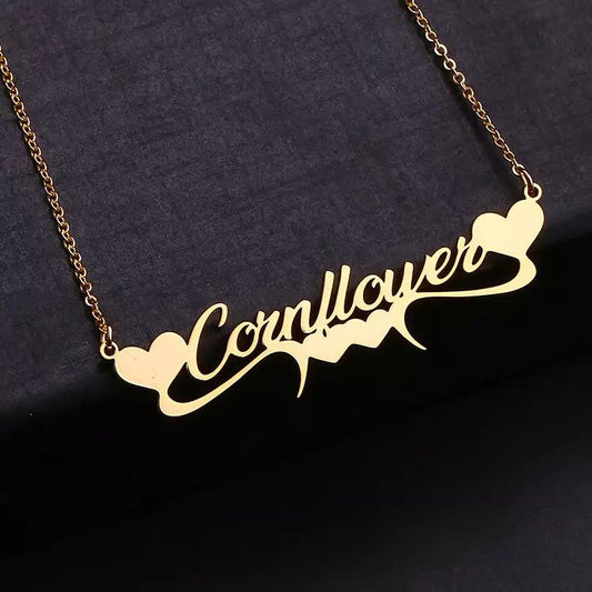 Personalized Stunning Heart Name Necklace - Happy Maker