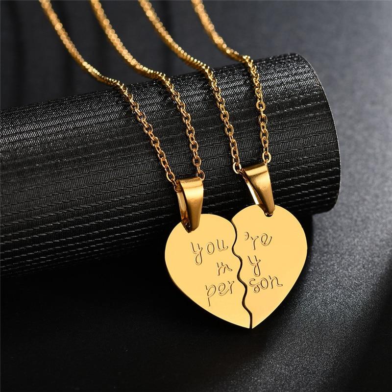 Couple Heart Love Necklace - Happy Maker